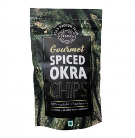 To Be Healthy Gourmet Spiced Okra Chips   Pack  50 grams